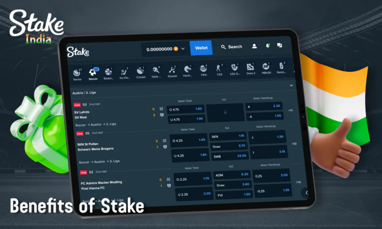 Benefits of Stake website in India